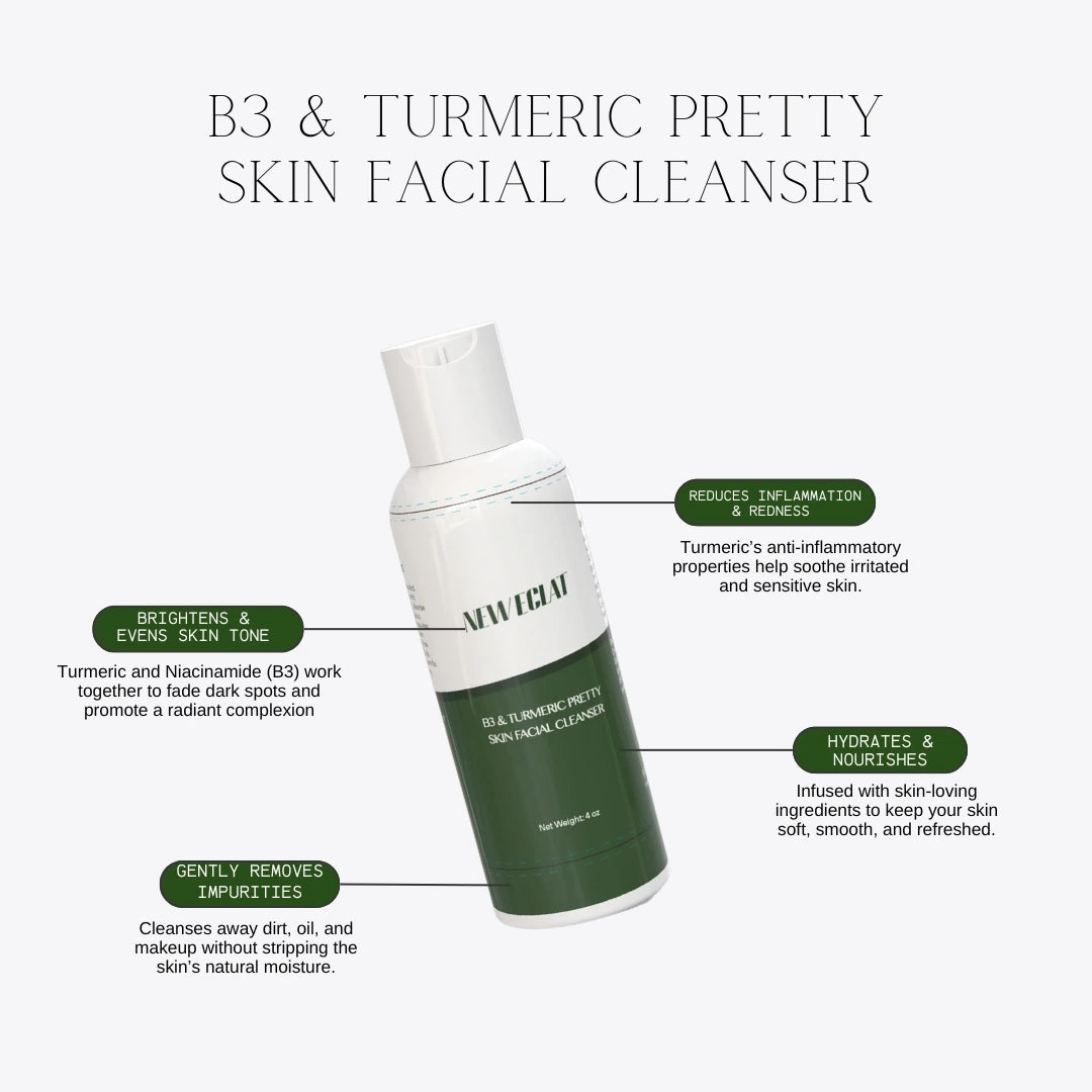 B3 & TURMERIC PRETTY SKIN FACIAL CLEANSER